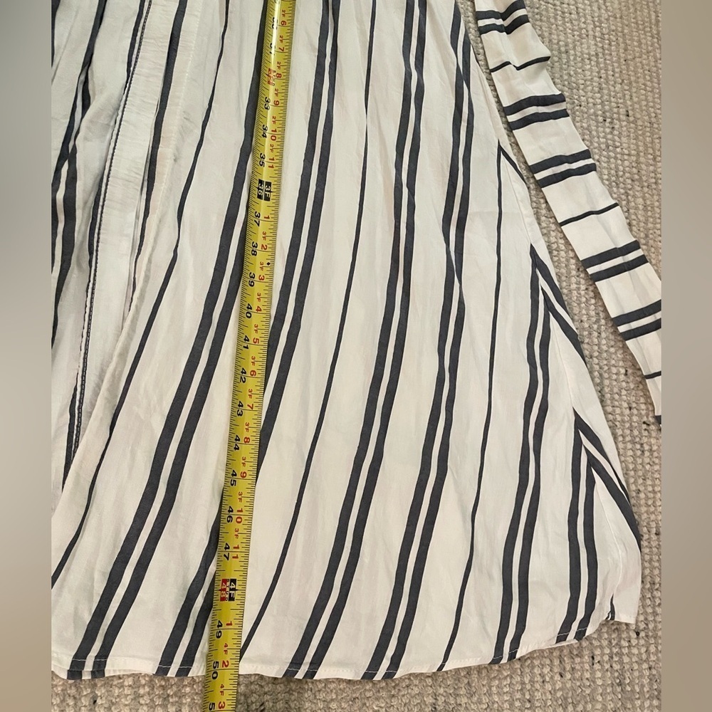 Zara Striped Maxi Shirt Dress - Picture 10 of 10